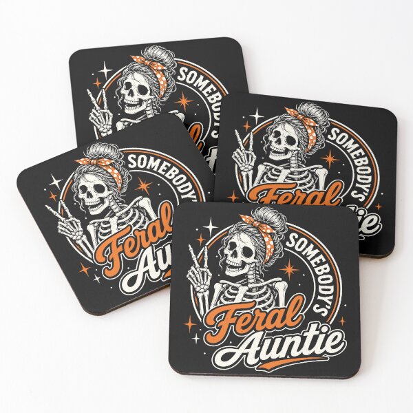 Item preview, Somebody's Feral Auntie Funny Skeleton Aunt designed and sold by Portes-Ruty.