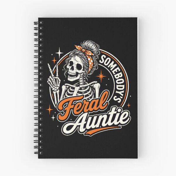 Item preview, Somebody's Feral Auntie Funny Skeleton Aunt designed and sold by Portes-Ruty.