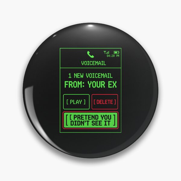 Item preview, Pretend You Didnt See It - Pixel Art Voicemail Humor designed and sold by SplashTastic.