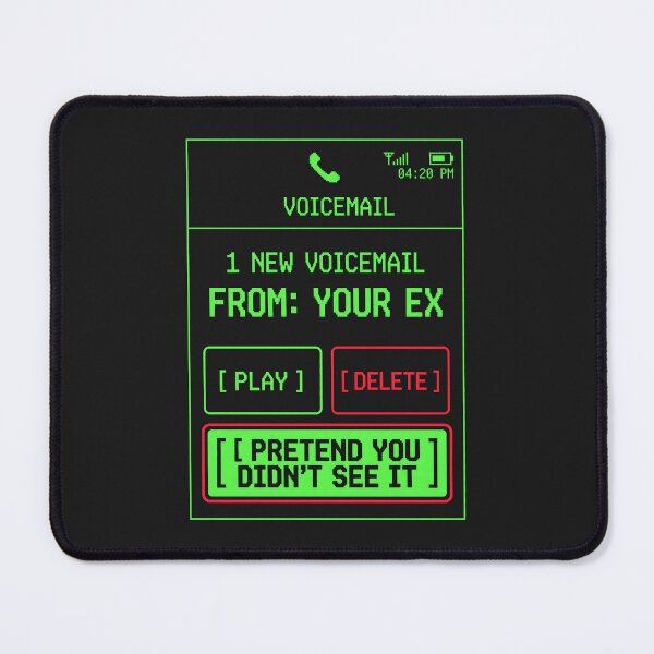 Item preview, Pretend You Didnt See It - Pixel Art Voicemail Humor designed and sold by SplashTastic.