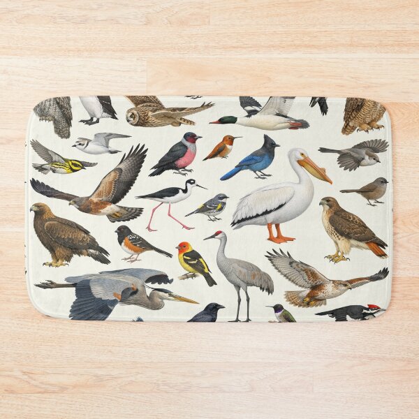 Item preview, Native Birds of Oregon Retro Identification Chart designed and sold by kakarikihill.