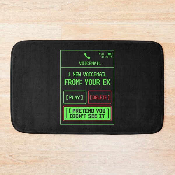 Item preview, Pretend You Didnt See It - Pixel Art Voicemail Humor designed and sold by SplashTastic.