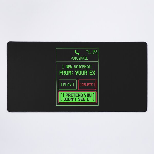 Item preview, Pretend You Didnt See It - Pixel Art Voicemail Humor designed and sold by SplashTastic.