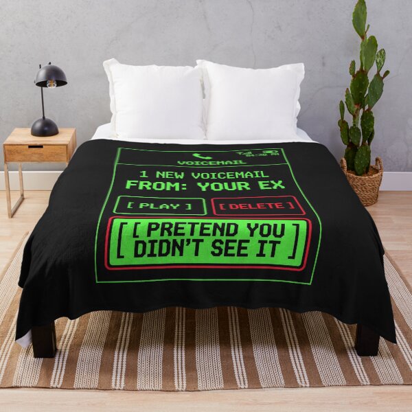 Item preview, Pretend You Didnt See It - Pixel Art Voicemail Humor designed and sold by SplashTastic.
