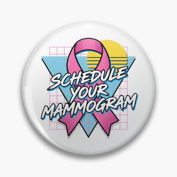 Item preview,  Schedule Your Mammogram 80s Vaporwave Retro Ribbon designed and sold by AdyKurniawan.