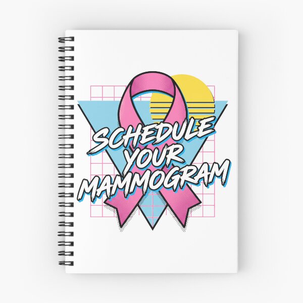 Item preview,  Schedule Your Mammogram 80s Vaporwave Retro Ribbon designed and sold by AdyKurniawan.