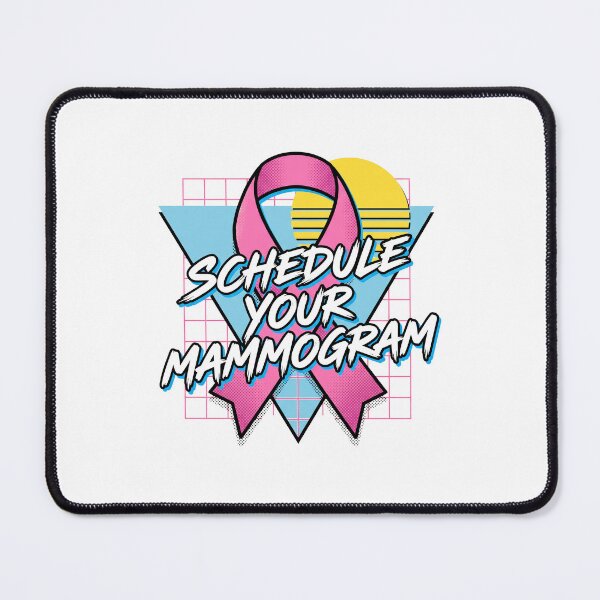 Item preview, Schedule Your Mammogram 80s Vaporwave Retro Ribbon designed and sold by AdyKurniawan.