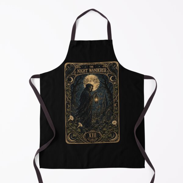 Item preview, The Night Wanderer Tarot Card Art Print | Occult Halloween Gothic Wall Decor | Vintage Tarot Aesthetic designed and sold by Fanverse Merchandise.