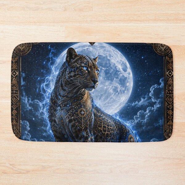 Item preview, Moonlit Leopard Spirit – Guardian of the African Night designed and sold by i-corp.