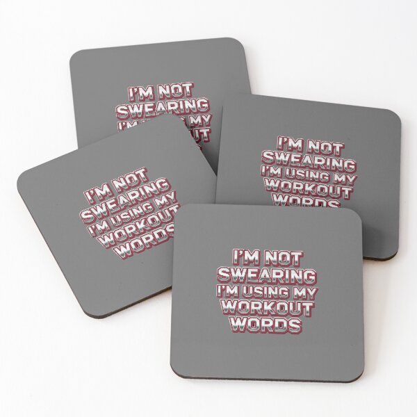 Item preview, I'm Not Swearing I'm Using My Workout Words Fitness Humor Gym Motivation designed and sold by SofiBlair.