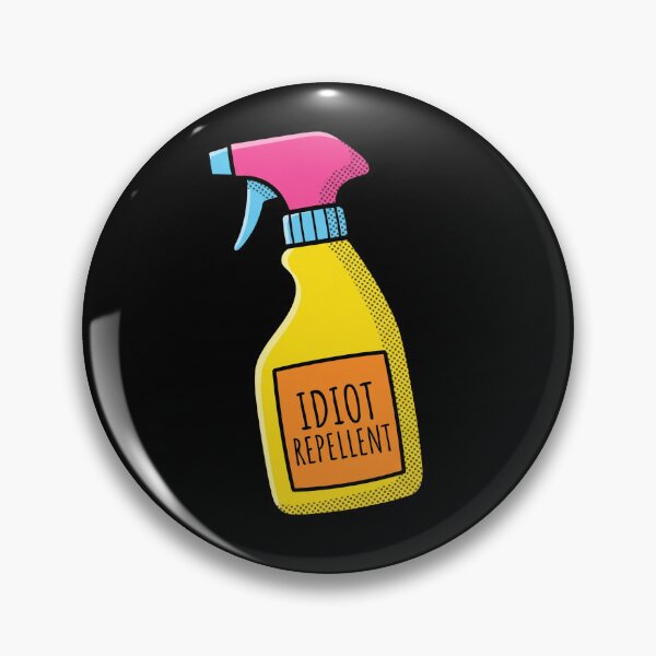 Item preview, Funny Idiot Repellent Sarcastic Pop Art Spray Bottle designed and sold by AdyKurniawan.
