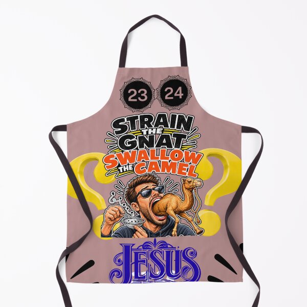 Item preview, Jesus’ Warning on Hypocrisy – Strain the Gnat, Swallow the Camel designed and sold by MindForgeDesign.