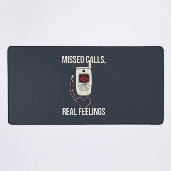 Item preview, Missed Calls Real Feelings - Y2K Aesthetic Flip Phone Art designed and sold by SplashTastic.