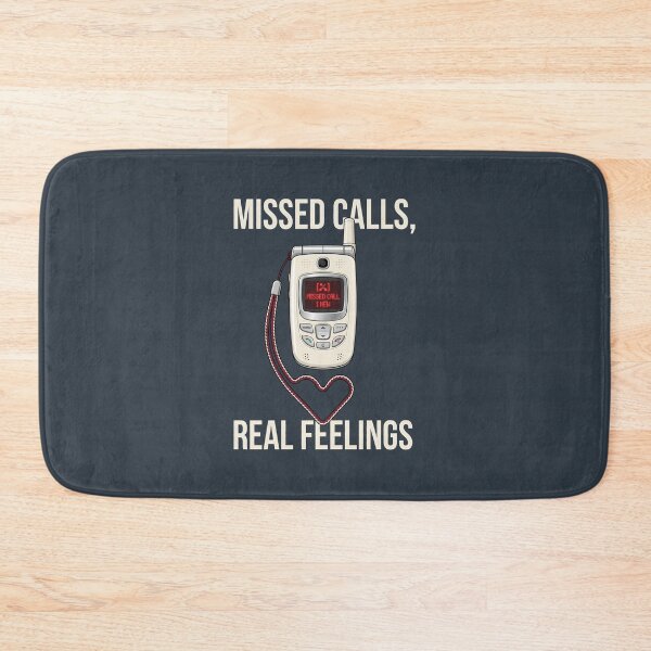 Item preview, Missed Calls Real Feelings - Y2K Aesthetic Flip Phone Art designed and sold by SplashTastic.
