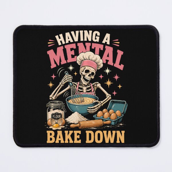 Item preview, Having A Mental Bake Down Funny Baker Baking designed and sold by Portes-Ruty.