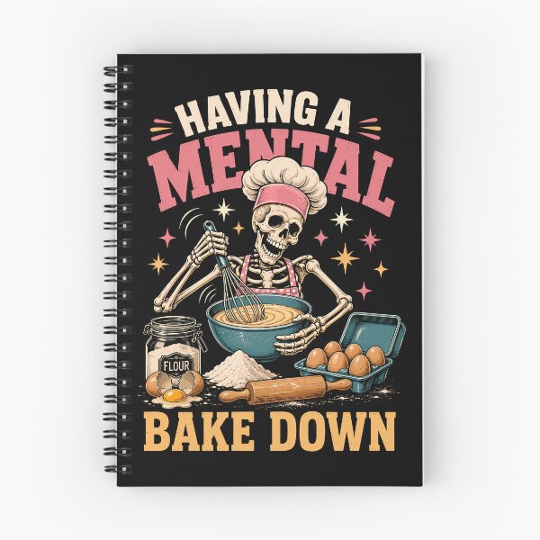 Item preview, Having A Mental Bake Down Funny Baker Baking designed and sold by Portes-Ruty.