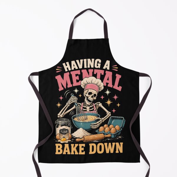 Item preview, Having A Mental Bake Down Funny Baker Baking designed and sold by Portes-Ruty.