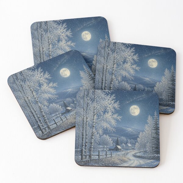 Artikelvorschau, Winterbäume entworfen und verkauft von Artnovalty.redbubble.com.