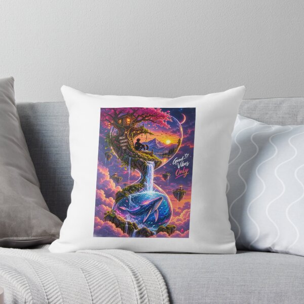 Item preview, Surreal Hourglass World Dream Explore Create Whale Graphic Art designed and sold by Ak-art-shop.