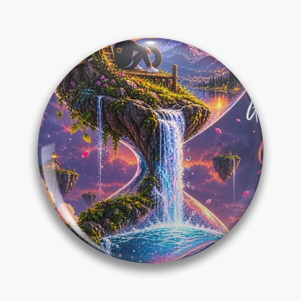 Item preview, Surreal Hourglass World Dream Explore Create Whale Graphic Art designed and sold by Ak-art-shop.