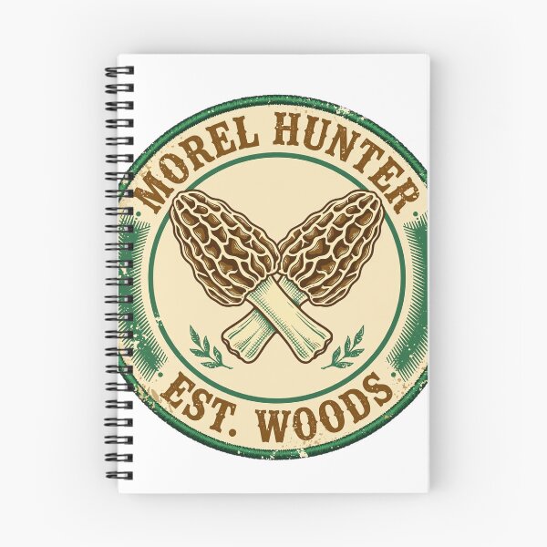 Item preview, Morel Hunter Vintage Badge - Wild Mushroom Foraging Club designed and sold by TauqeerArts.