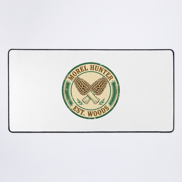 Item preview, Morel Hunter Vintage Badge - Wild Mushroom Foraging Club designed and sold by TauqeerArts.