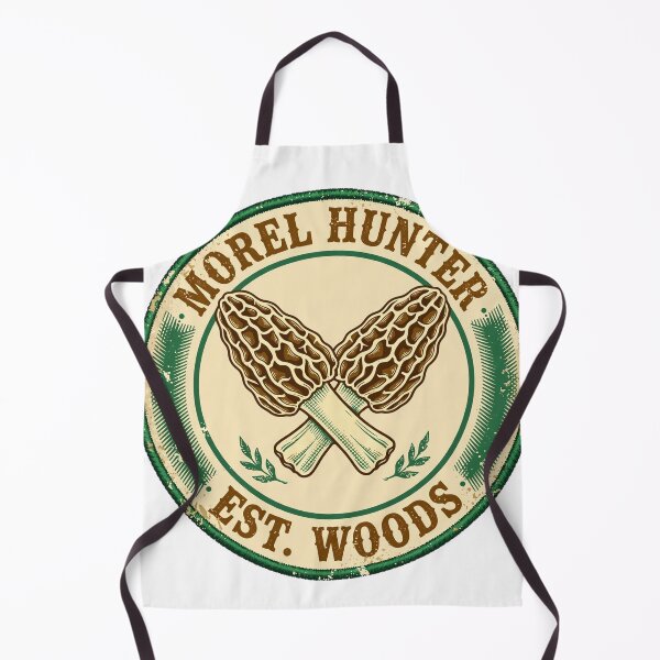 Artikelvorschau, Morel Hunter Vintage-Abzeichen – Wildpilzsammlerverein entworfen und verkauft von VYBE DARK Studio.