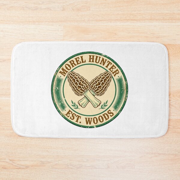 Item preview, Morel Hunter Vintage Badge - Wild Mushroom Foraging Club designed and sold by TauqeerArts.