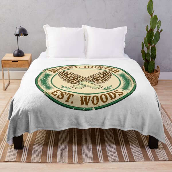Item preview, Morel Hunter Vintage Badge - Wild Mushroom Foraging Club designed and sold by TauqeerArts.