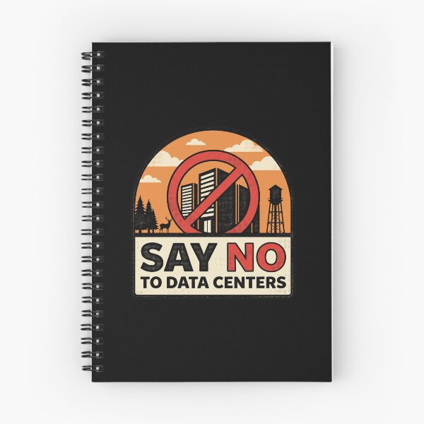 Item preview, Say No To Data Centers Retro Nature Conservation designed and sold by AdyKurniawan.
