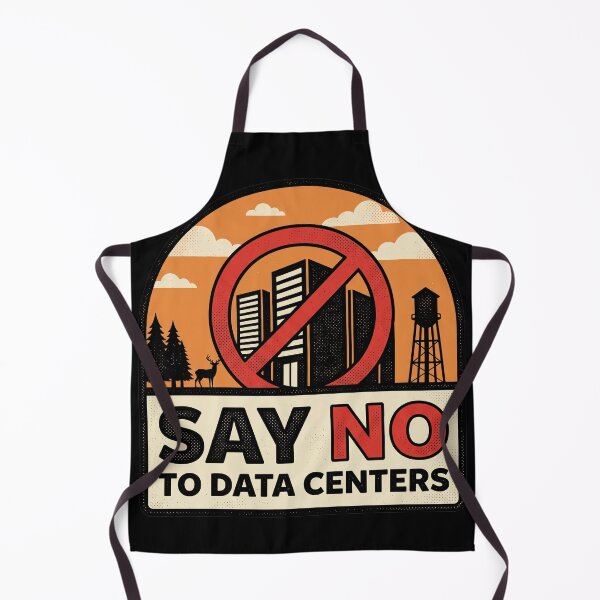 Item preview, Say No To Data Centers Retro Nature Conservation designed and sold by AdyKurniawan.
