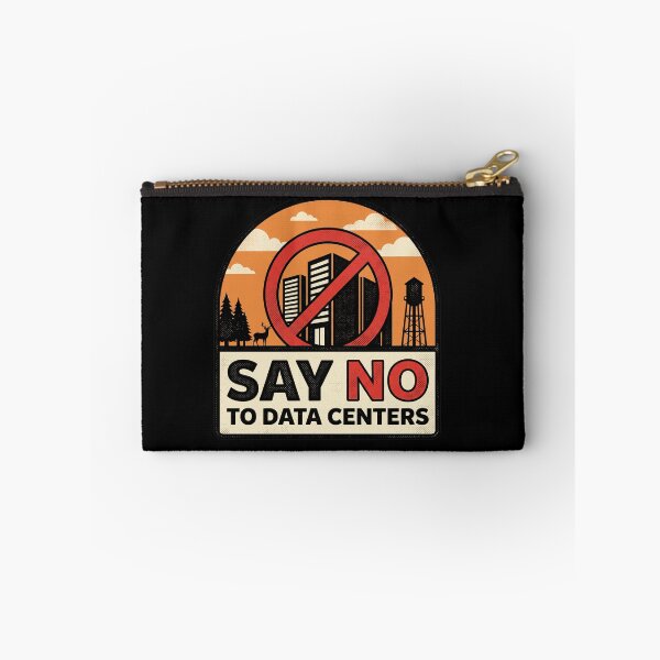 Item preview, Say No To Data Centers Retro Nature Conservation designed and sold by AdyKurniawan.