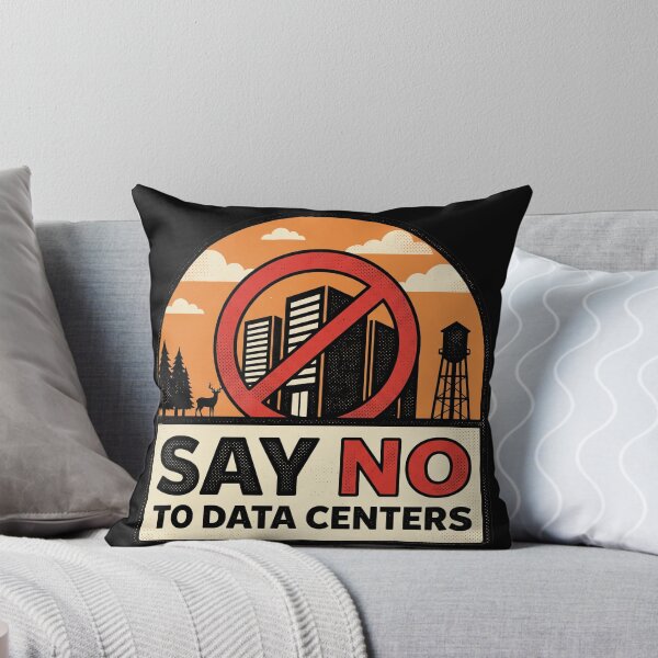 Item preview, Say No To Data Centers Retro Nature Conservation designed and sold by AdyKurniawan.
