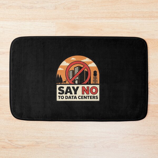 Item preview, Say No To Data Centers Retro Nature Conservation designed and sold by AdyKurniawan.