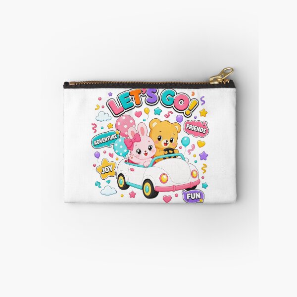Item preview, Let’s Go! Cute Bunny and Bear Car Adventure designed and sold by Atlant11.
