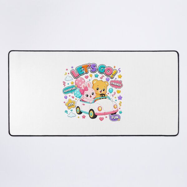 Item preview, Let’s Go! Cute Bunny and Bear Car Adventure designed and sold by Atlant11.