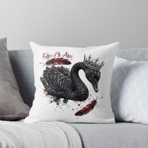 Item preview, Feathers of the Abyss - Watercolor of the Gothic Swan designed and sold by Anima Atra.