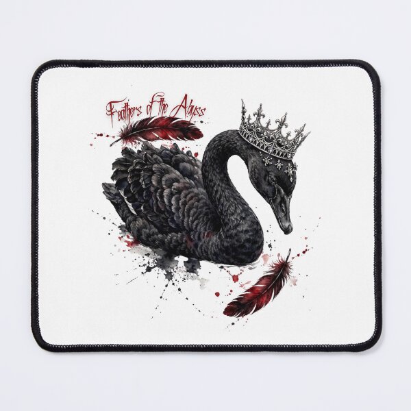 Item preview, Feathers of the Abyss - Watercolor of the Gothic Swan designed and sold by Anima Atra.