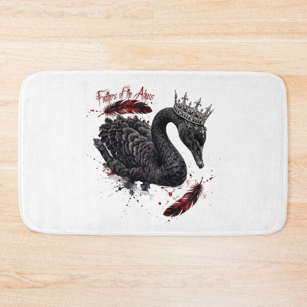 Item preview, Feathers of the Abyss - Watercolor of the Gothic Swan designed and sold by Anima Atra.
