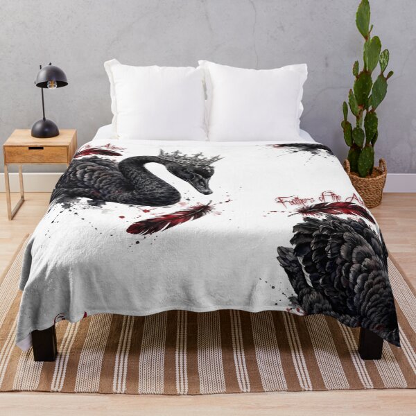 Item preview, Feathers of the Abyss - Watercolor of the Gothic Swan designed and sold by Anima Atra.