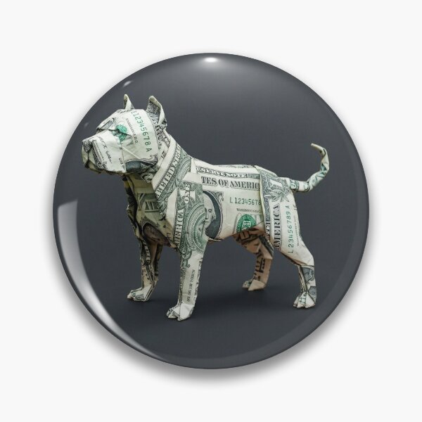 Item preview, Money Origami Pit Bull designed and sold by Vincent_Artist.