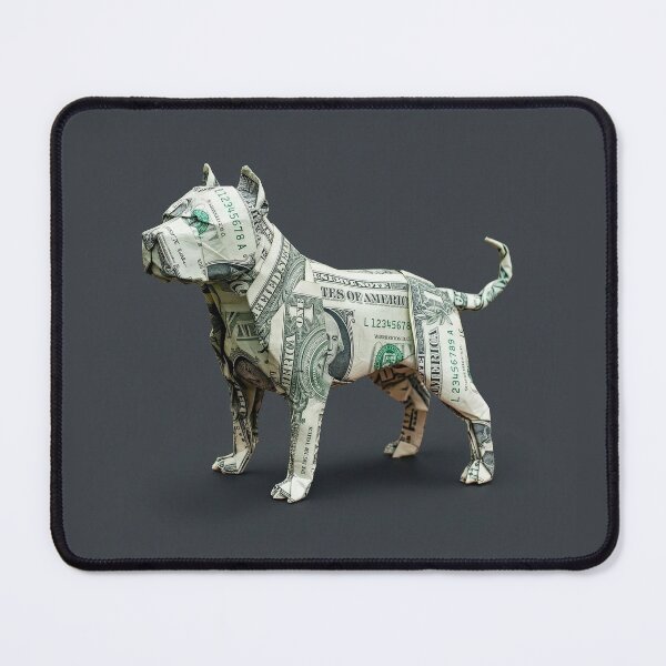 Item preview, Money Origami Pit Bull designed and sold by Vincent_Artist.