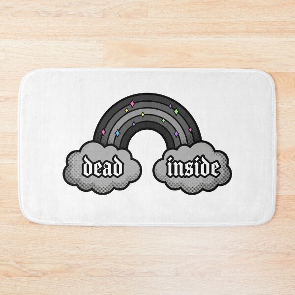 Item preview, Dead Inside Ironic Grayscale Rainbow Pastel Goth designed and sold by AdyKurniawan.