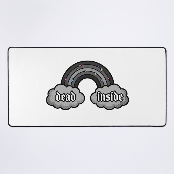 Item preview, Dead Inside Ironic Grayscale Rainbow Pastel Goth designed and sold by AdyKurniawan.