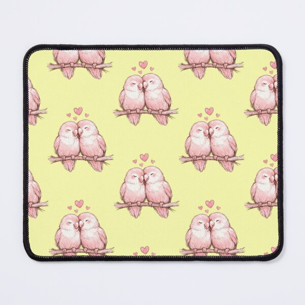 Item preview, Sweet inseparable birds in love, hearts, romance designed and sold by Mauswohn.
