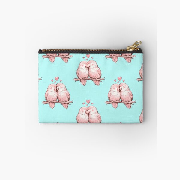 Item preview, Sweet inseparable birds in love, hearts, romance designed and sold by Mauswohn.