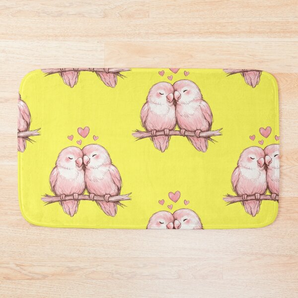 Item preview, Sweet inseparable birds in love, hearts, romance designed and sold by Mauswohn.
