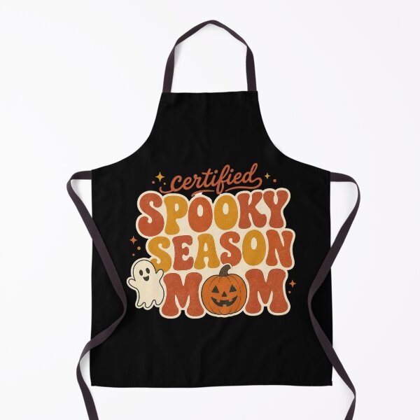 Item preview, Certified Spooky Season Mom - Cute Retro Ghost & Pumpkin designed and sold by Graphic Vibe Designs.