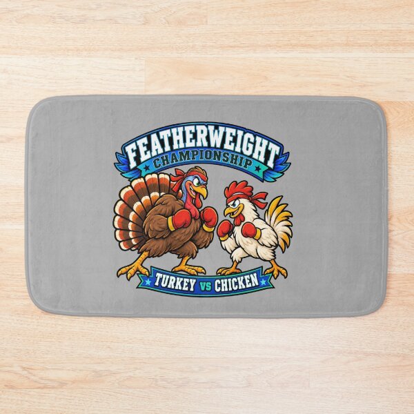Item preview, Featherweight Championship – Funny Turkey vs Chicken designed and sold by Aimetoi.