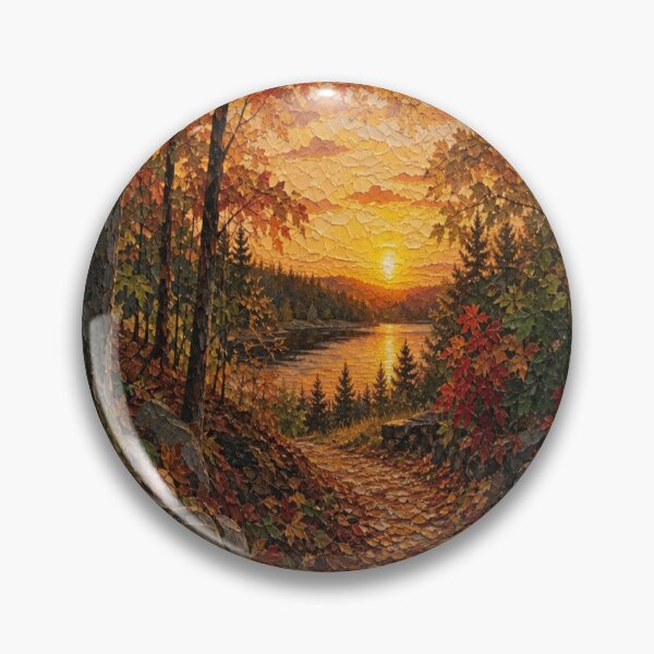 Item preview, Fall Sunset designed and sold by Artnovalty.redbubble.com.
